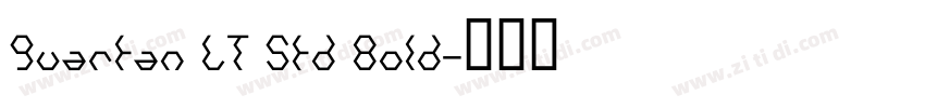 Quartan LT Std Bold字体转换